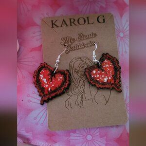 karol g earrings heart